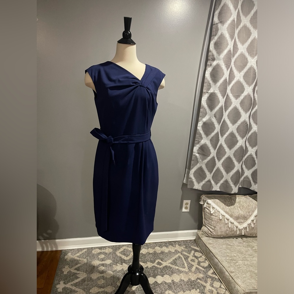 Calvin Klein Women's Sleeveless Tie-Waist midi dress